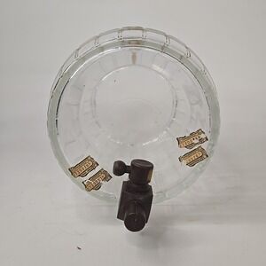 Vintage EARLY TIMES GALLON GLASS BARREL